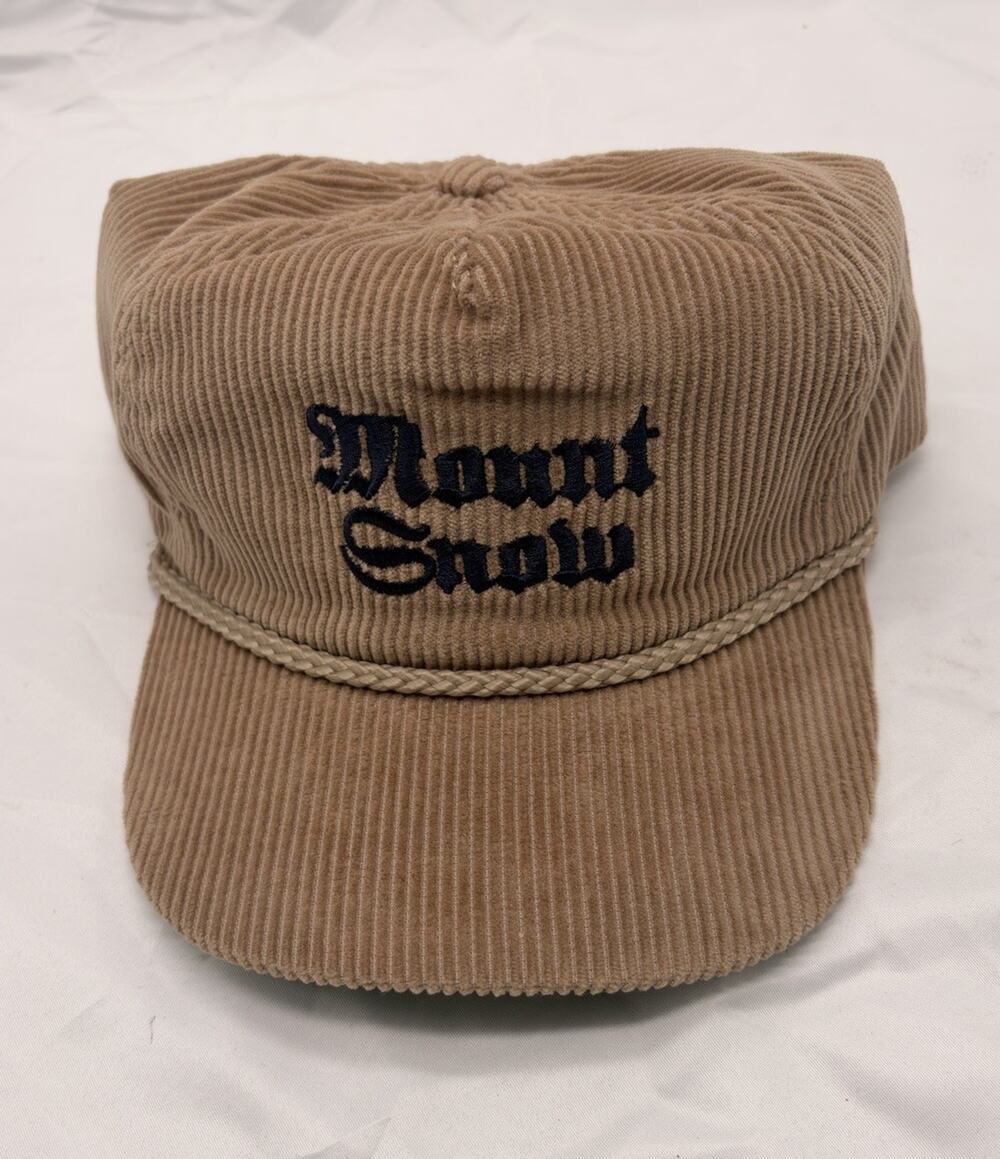J.Crew Mount Snow Oarsman Corduroy Baseball Cap Tan/Brown